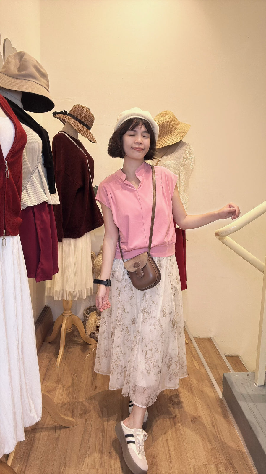 Smart Cotton 出袖好穿收腰短上衣