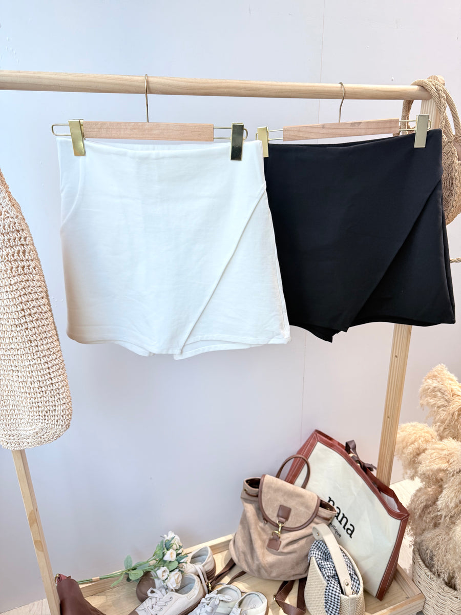 罗马后松紧腰前裙后裤