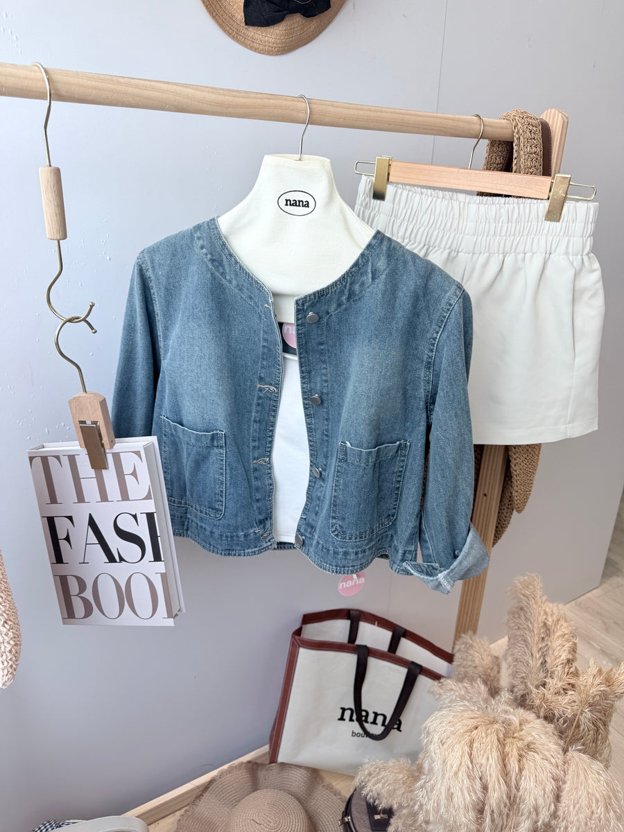 好看软牛仔外套单衣