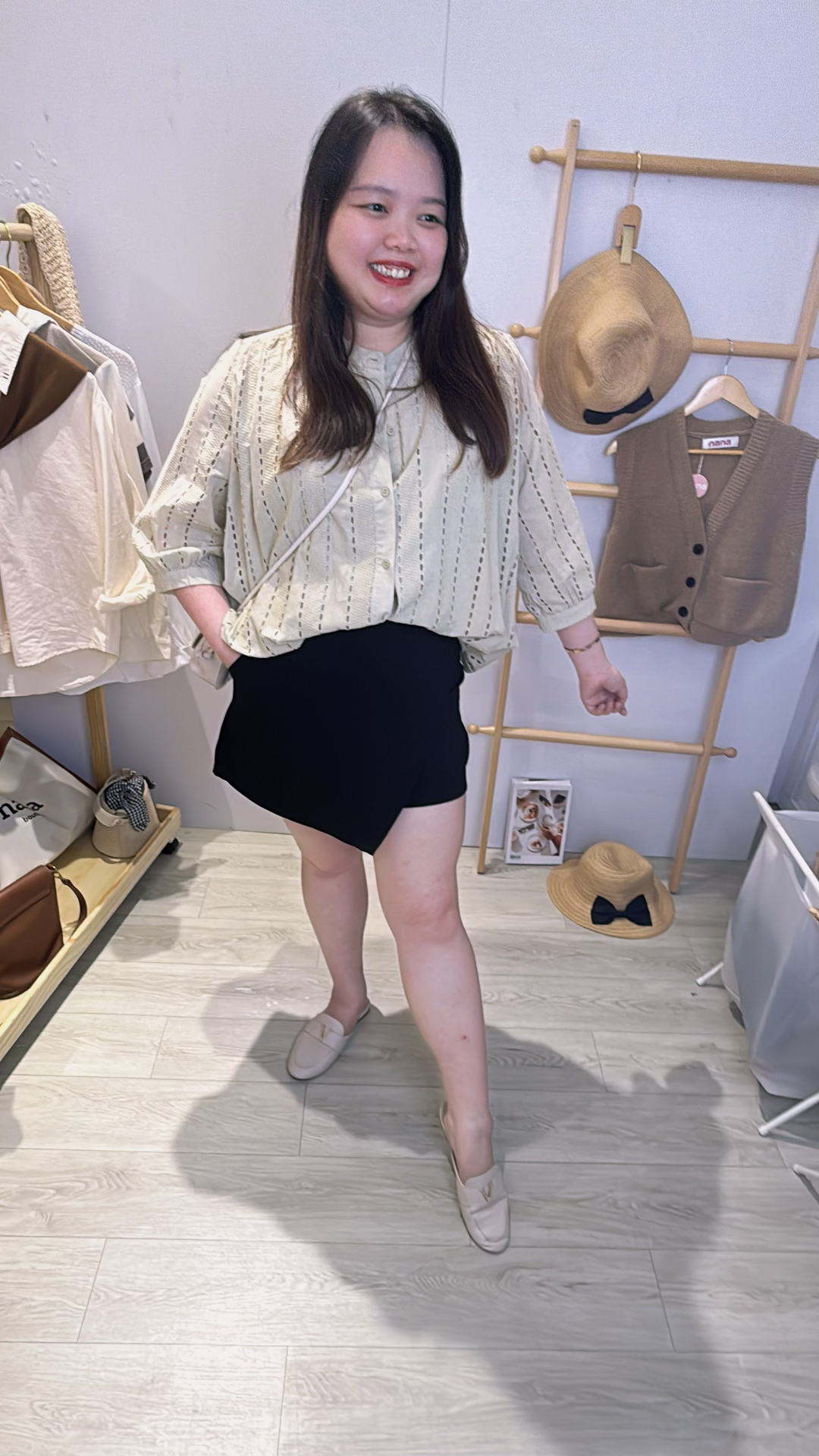 罗马后松紧腰前裙后裤