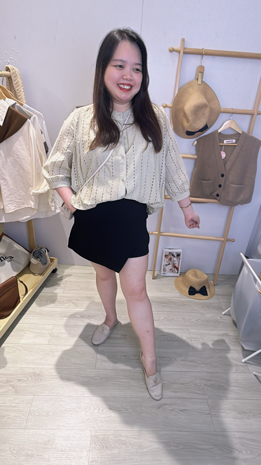 罗马后松紧腰前裙后裤