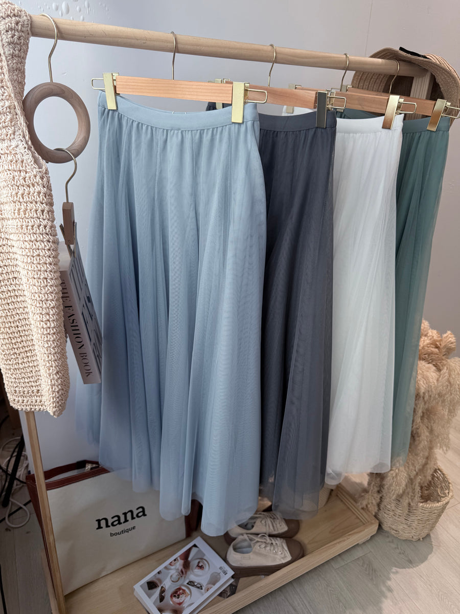 百搭仙气网纱裙