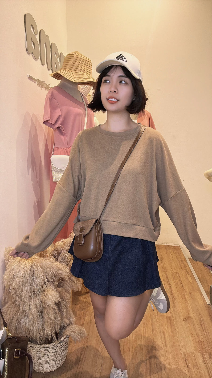 螺纹滑棉质舒服上衣