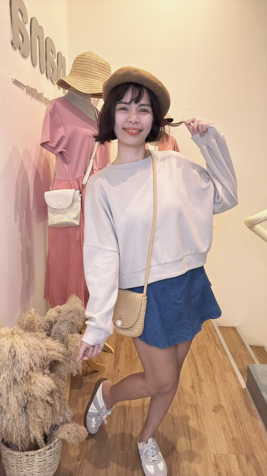 螺纹滑棉质舒服上衣