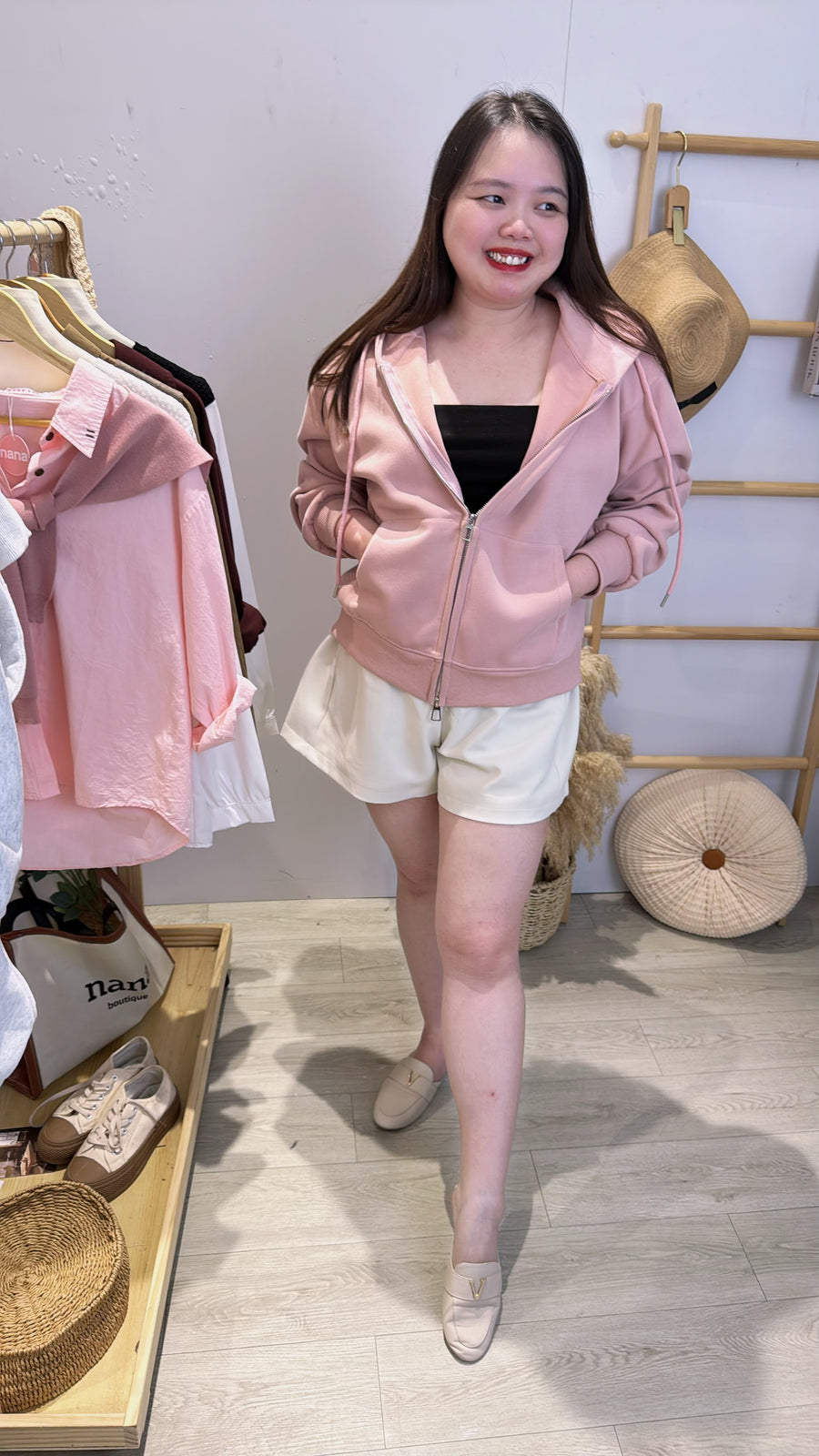 连帽拉链舒服滑小厚卫衣外套