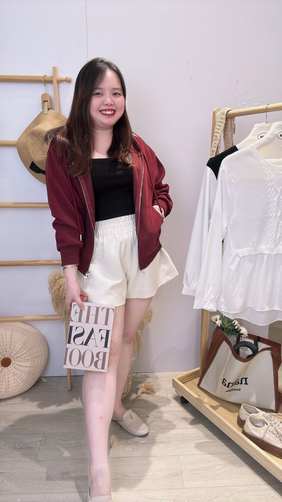 连帽拉链舒服滑小厚卫衣外套