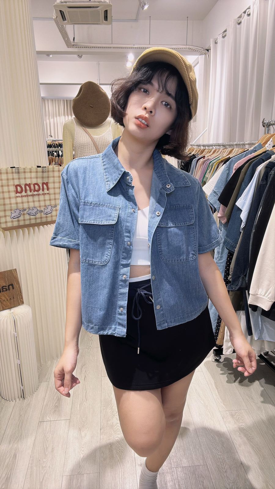 软软好好穿牛仔上衣