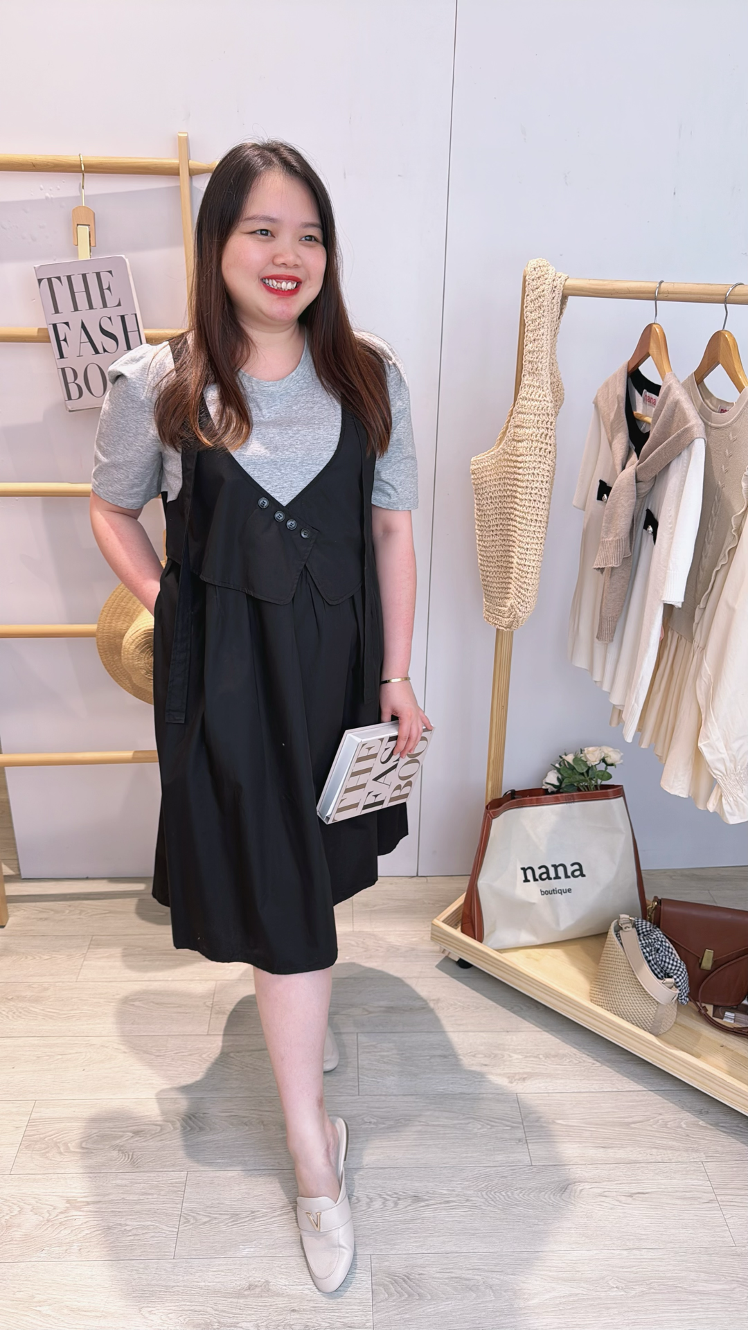 Polyester并接设计套裙