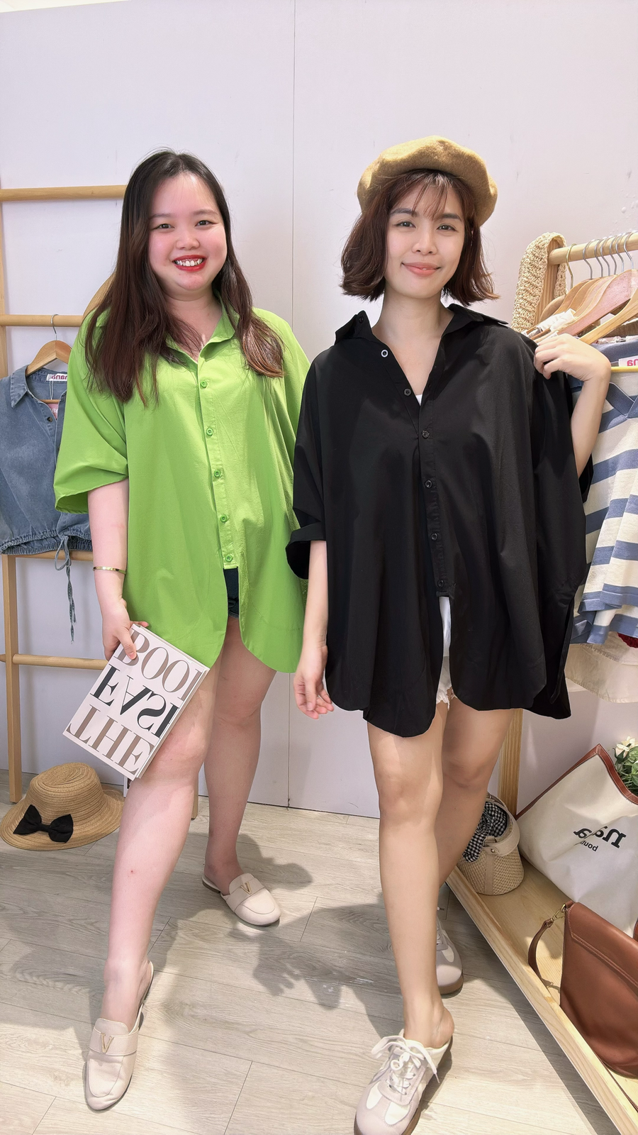 高质量滑雪纺有型超大宽松衬衫