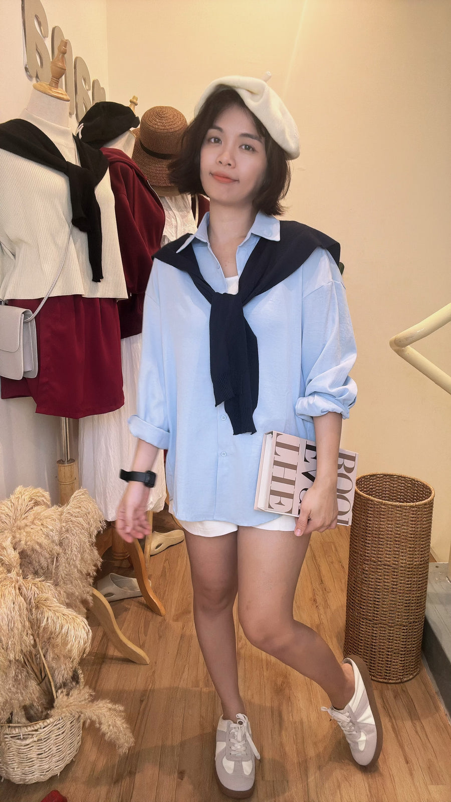 滑面薄款西装披肩上衣