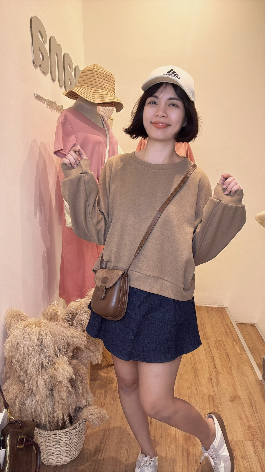 螺纹滑棉质舒服上衣