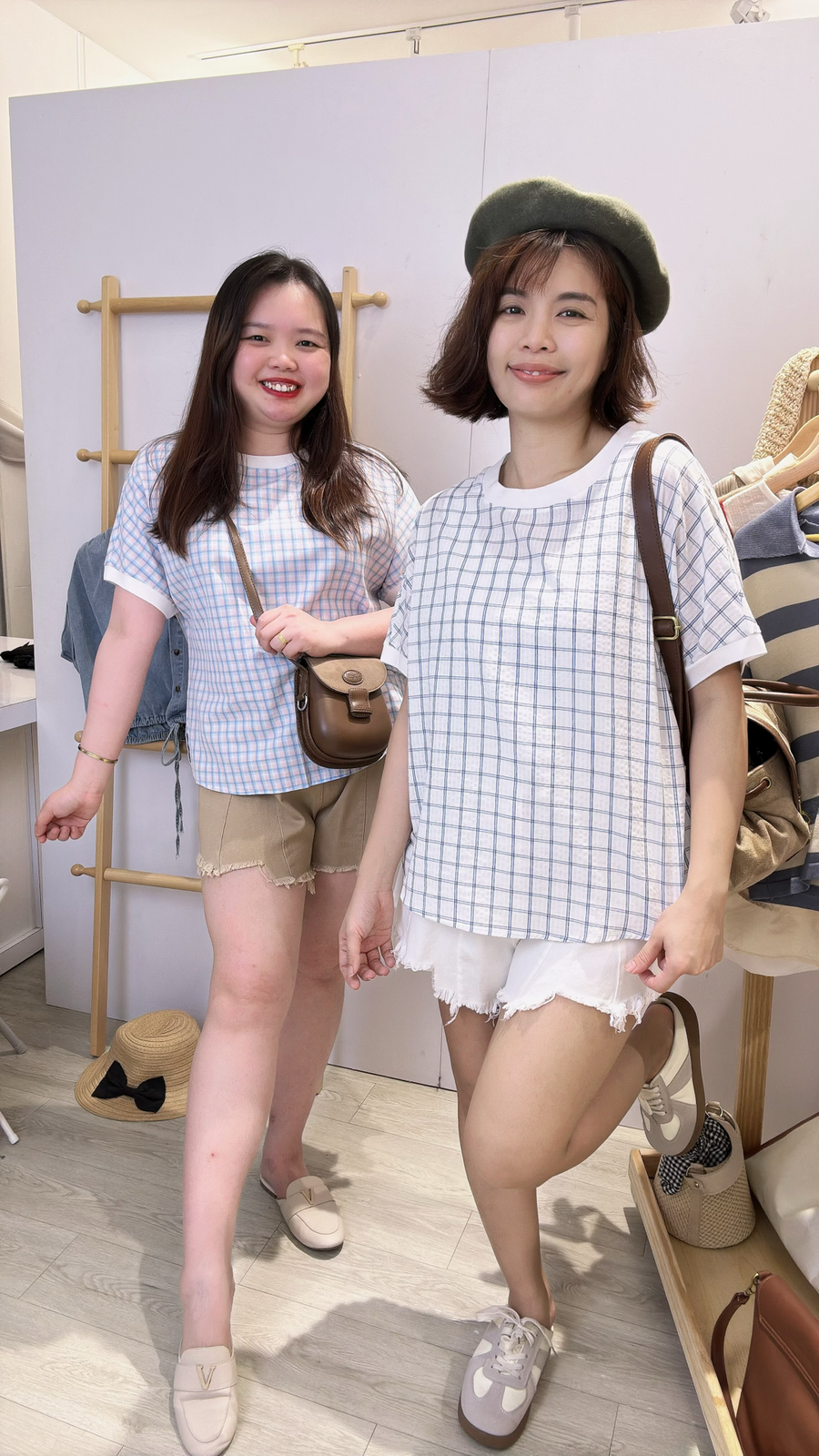 格子甜美衬衫面料上衣