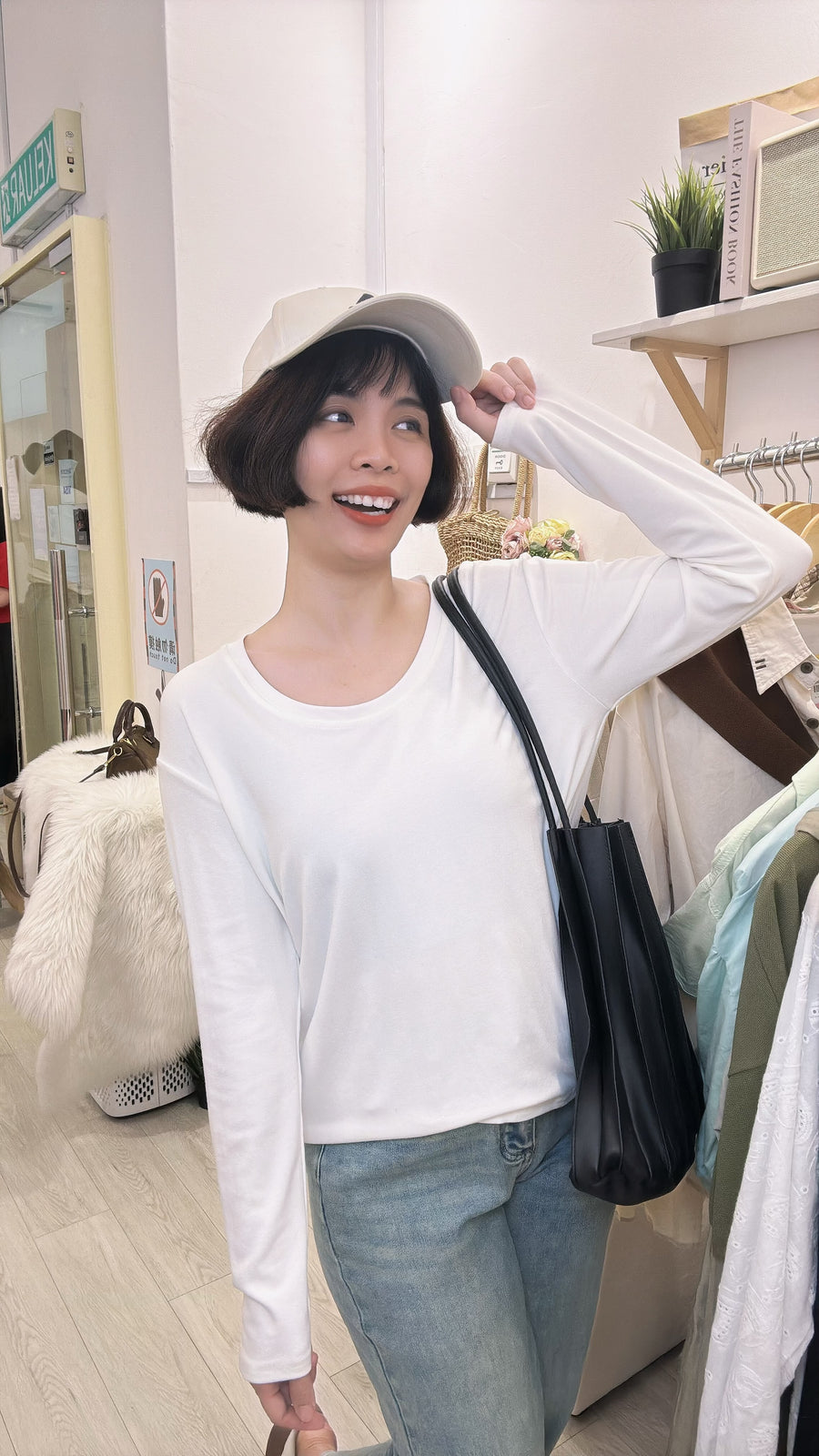 软Cotton好好穿百搭搭长袖上衣
