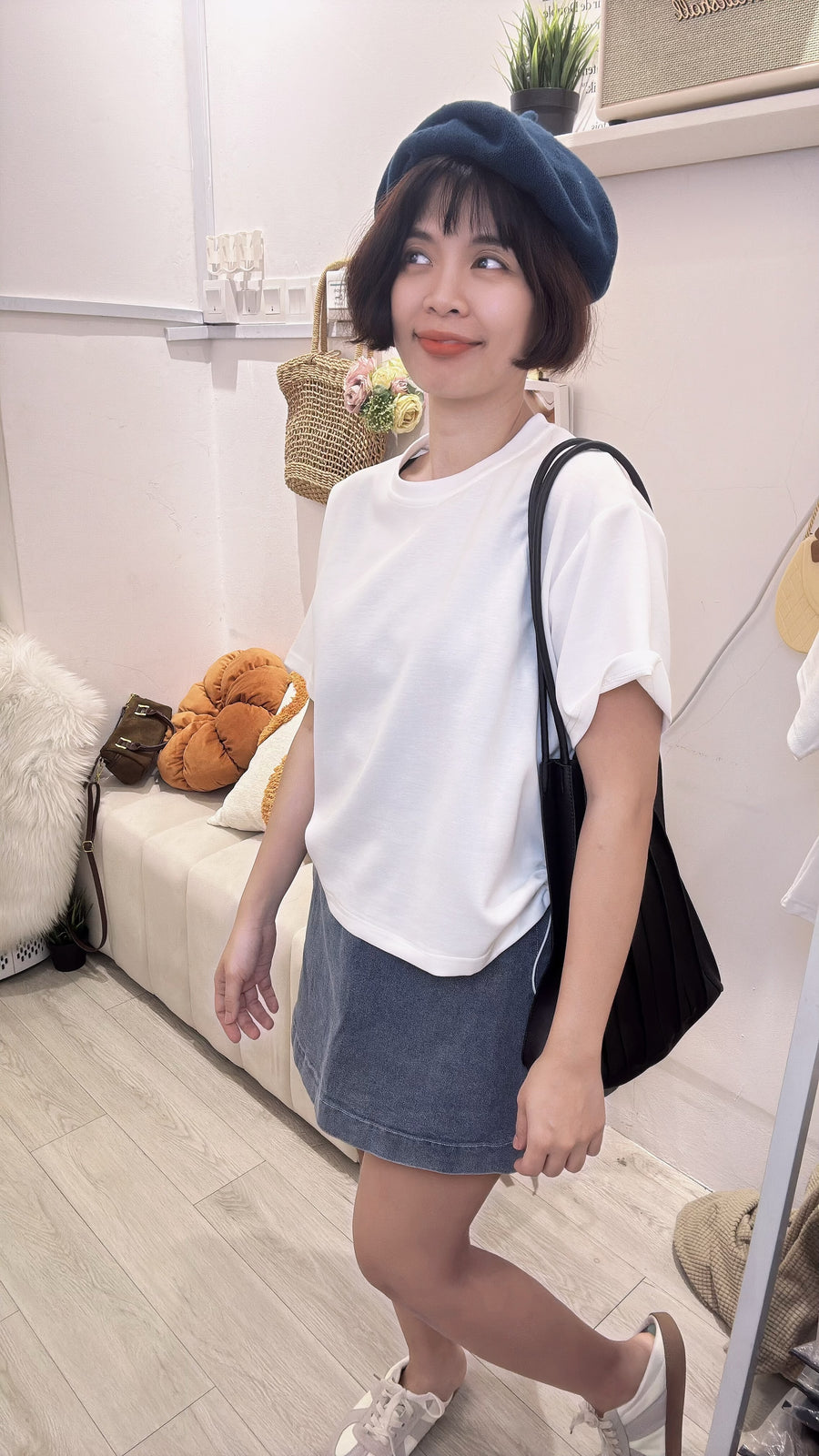 店主超推荐空气棉单色百搭上衣