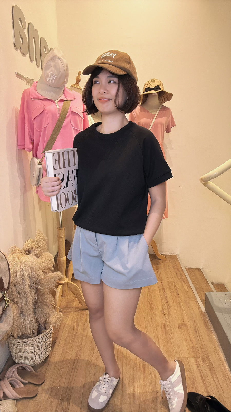滑西装微笑舒服百搭短裤