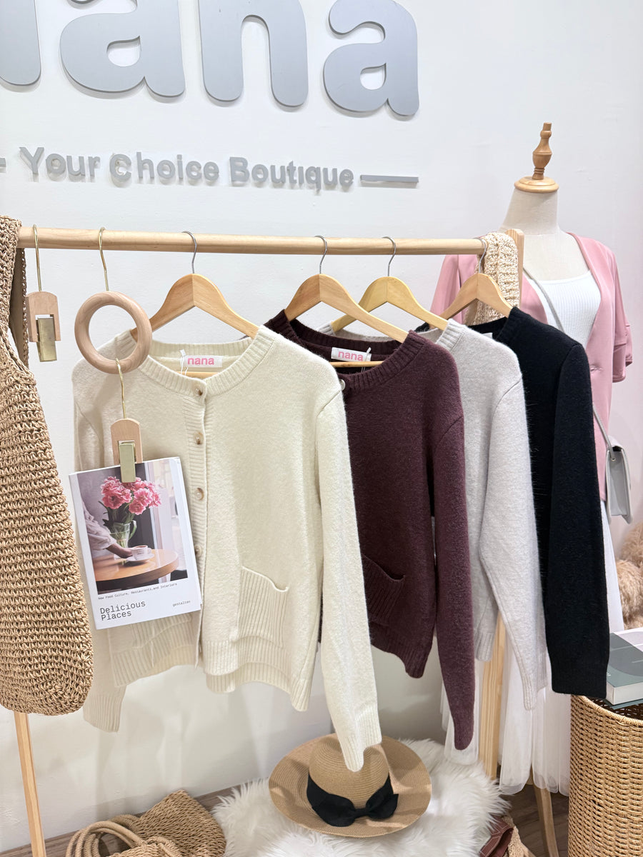 韩版甜美毛毛舒服软软针织外套