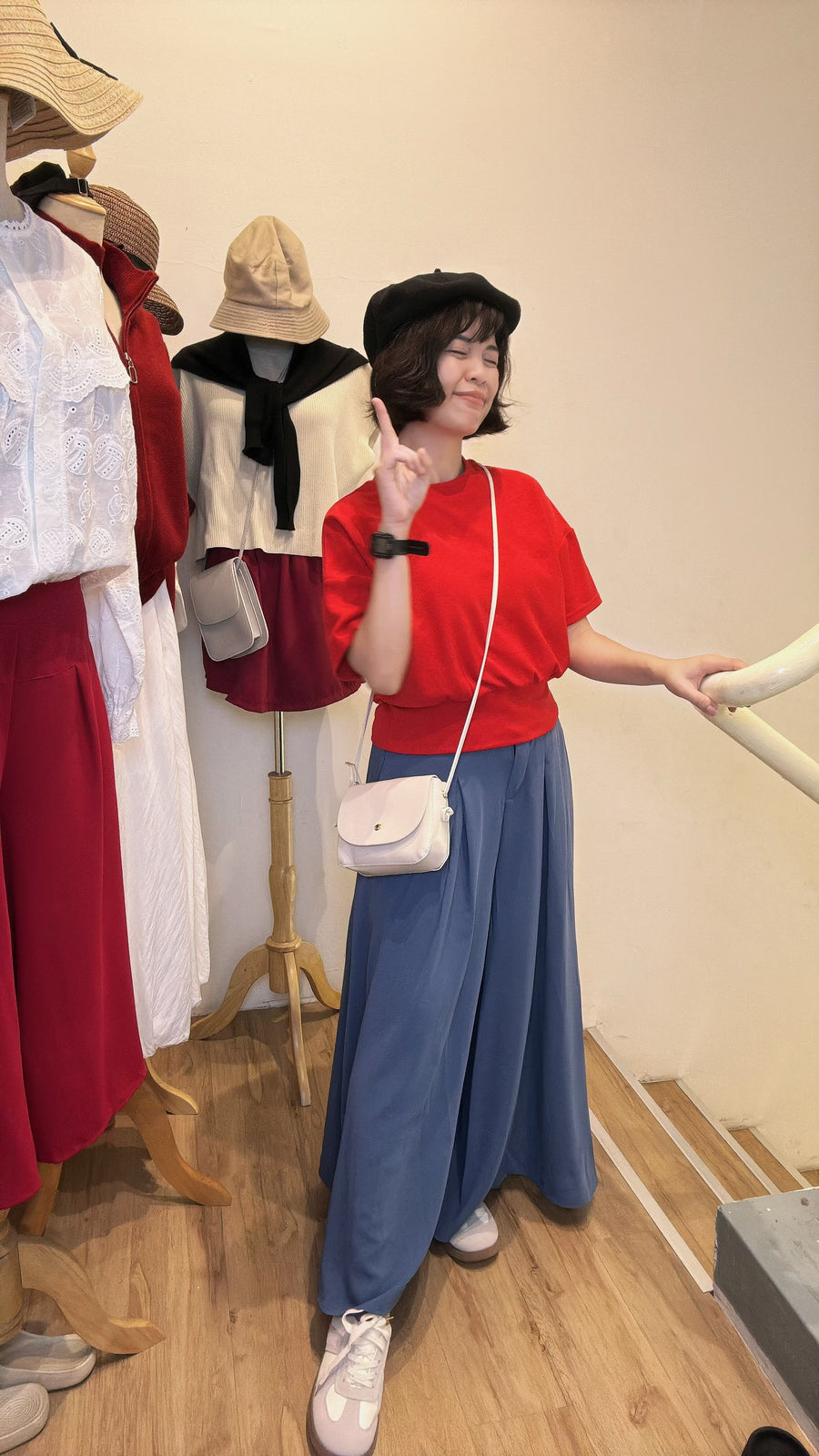 独家简约螺纹百搭棉上衣