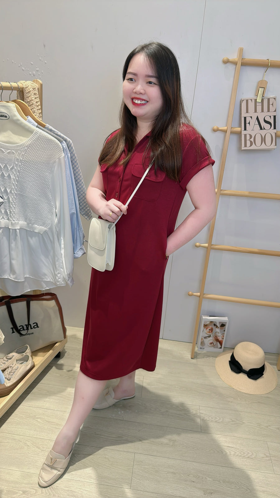 太空棉工装连身裙