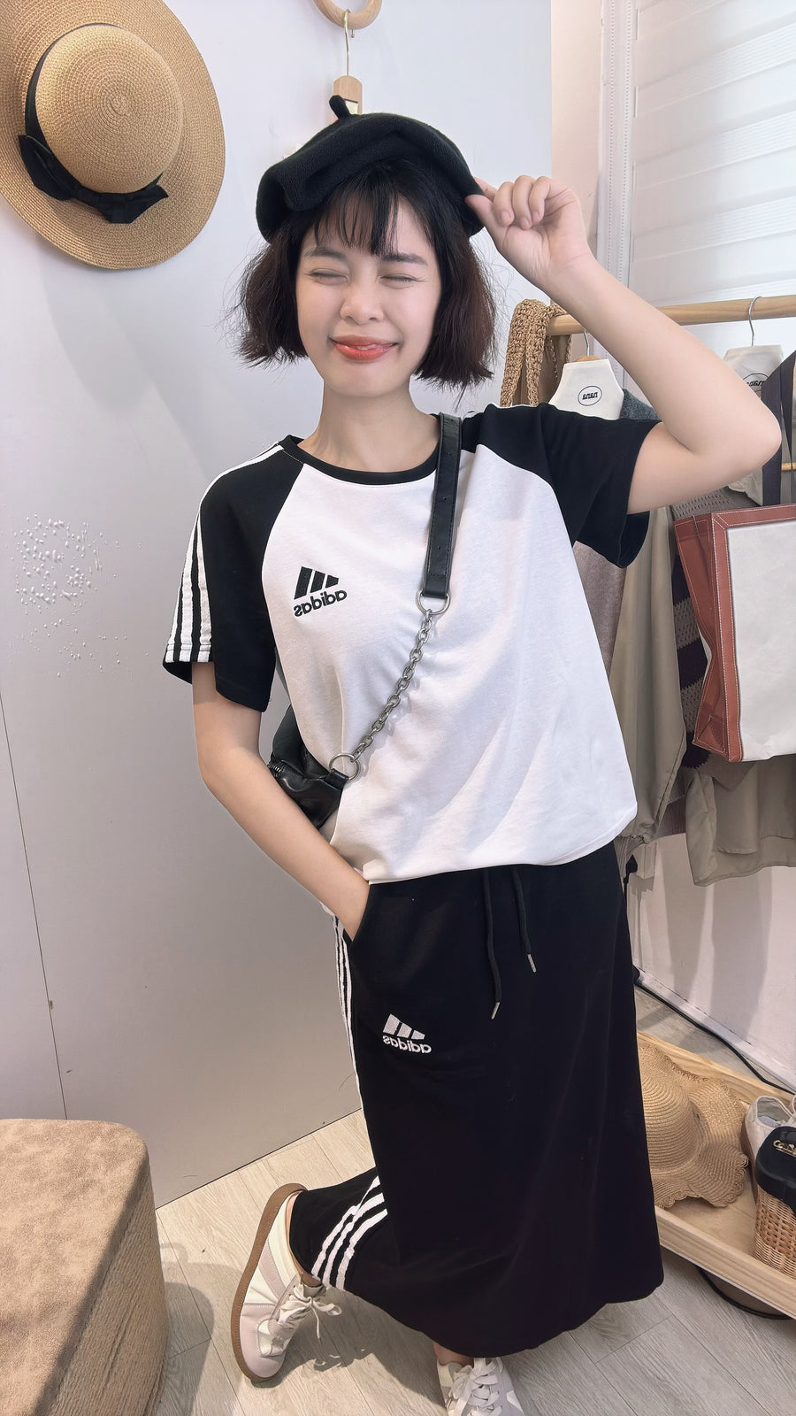Cotton简约百搭休闲套装