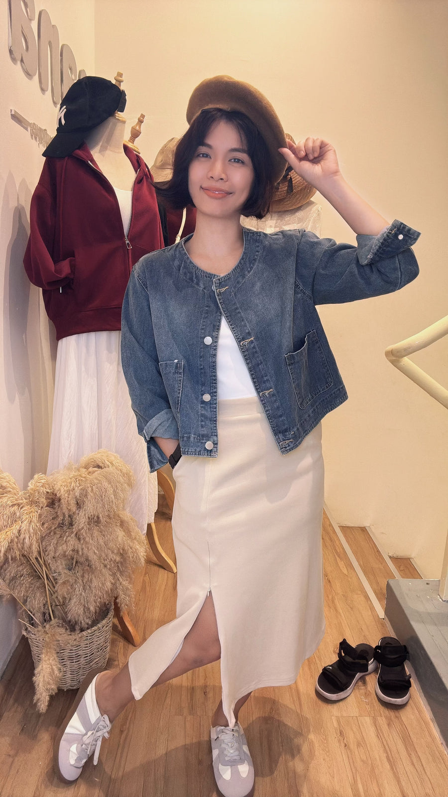 好看软牛仔外套单衣