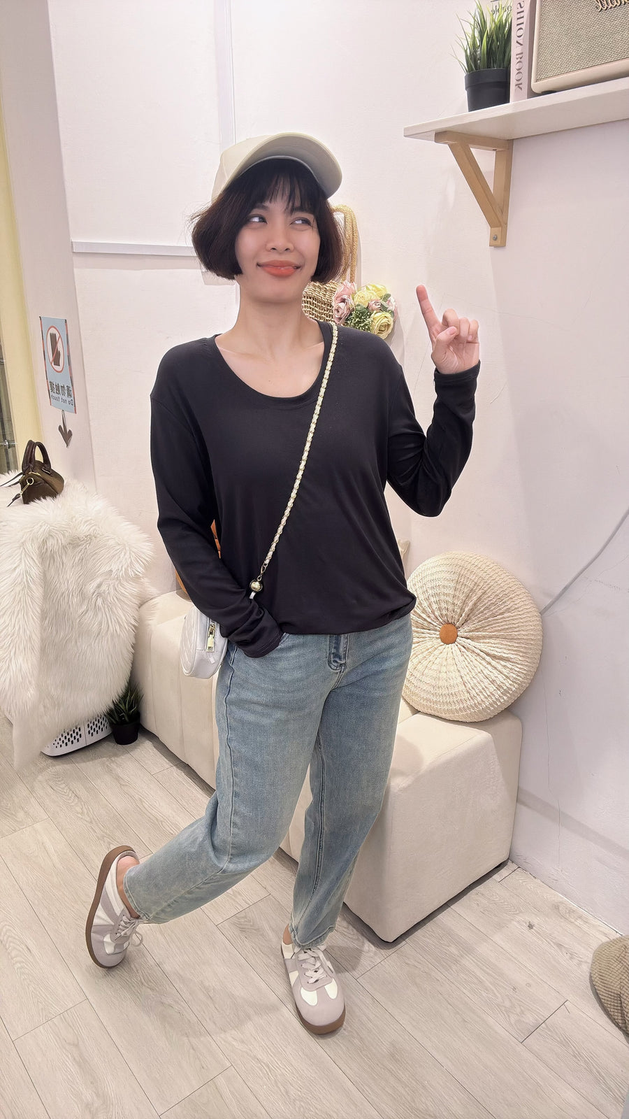 软Cotton好好穿百搭搭长袖上衣