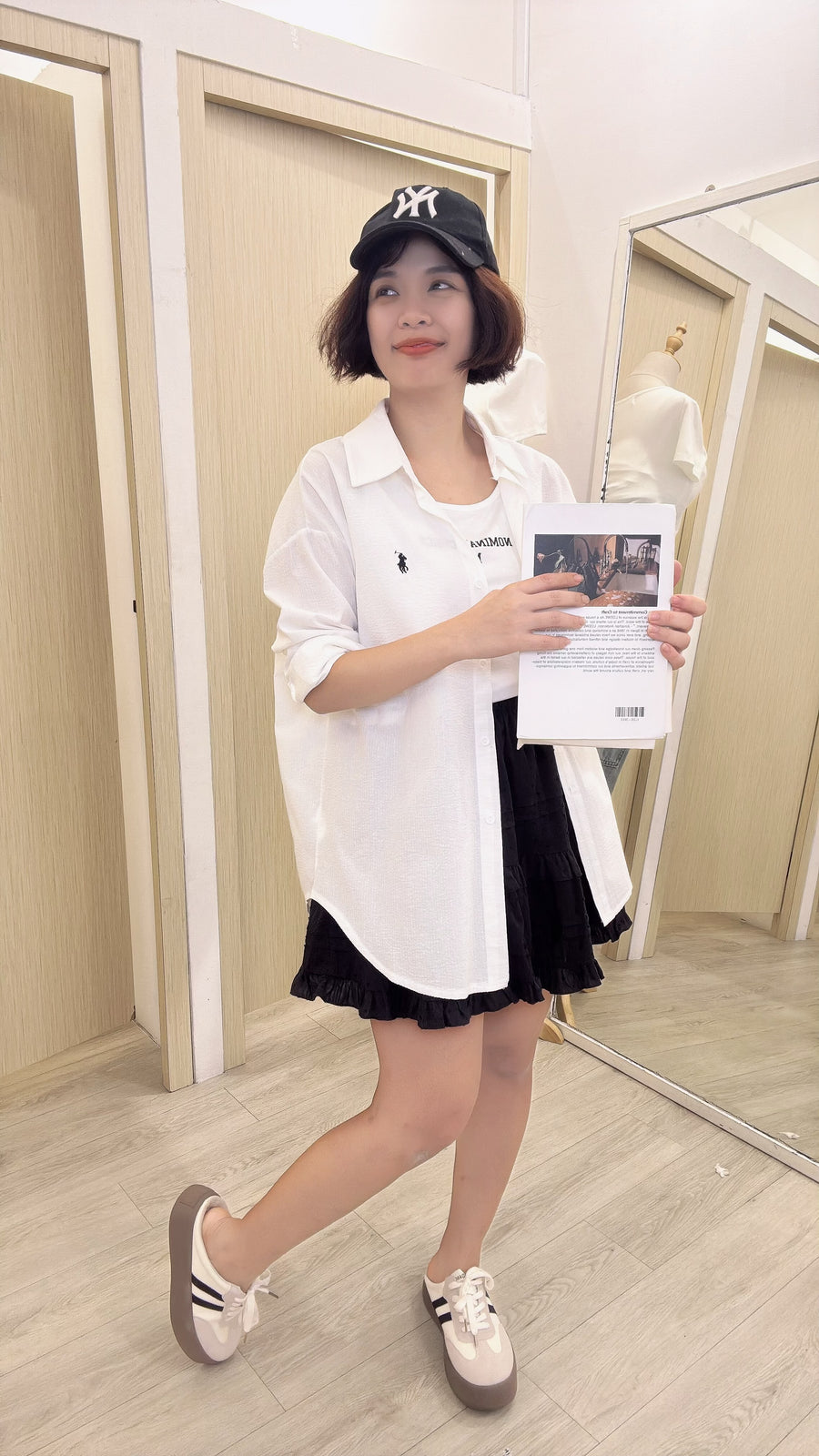 好好看帅气亚麻内搭两件式衬衫