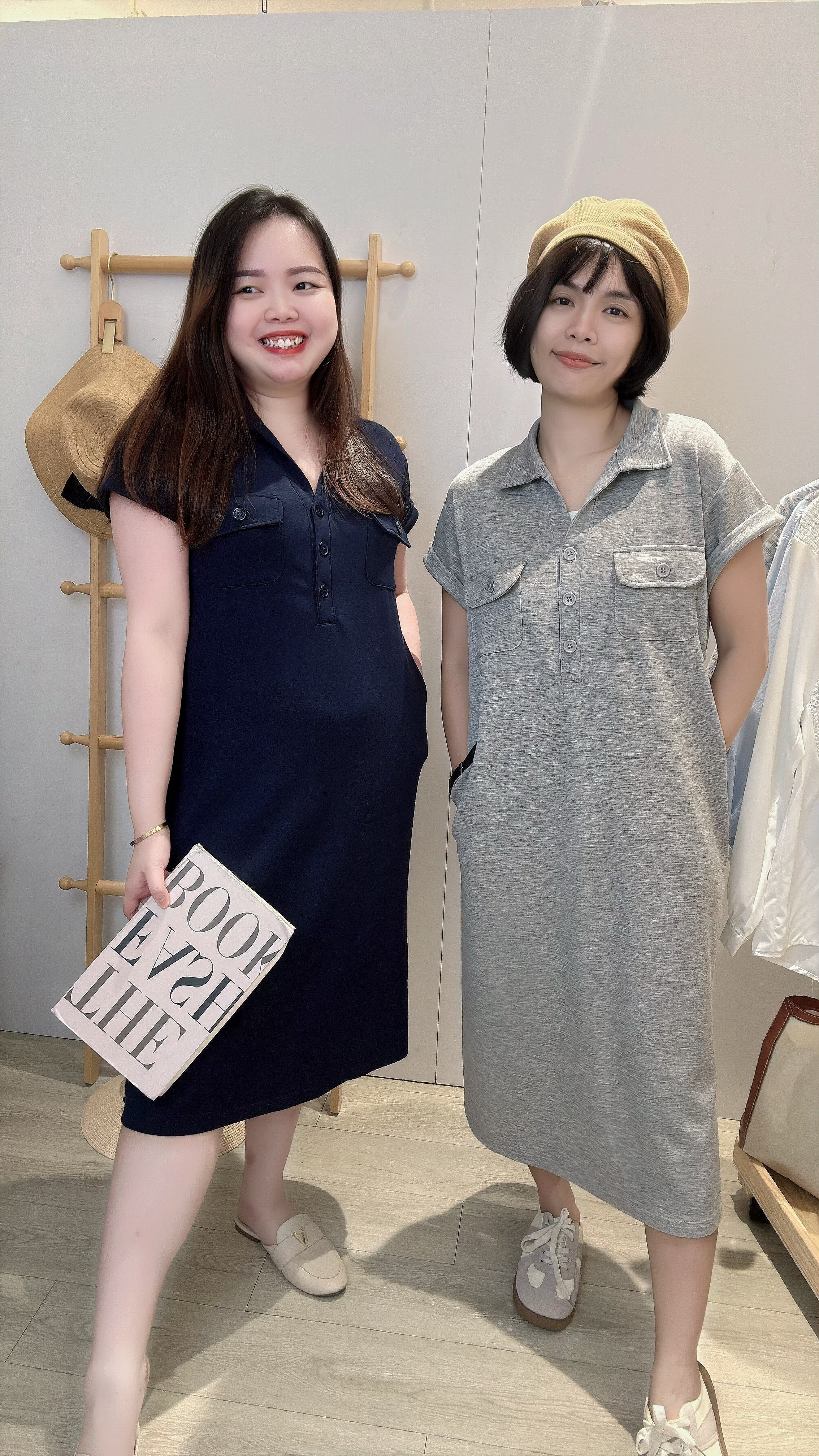 太空棉工装连身裙