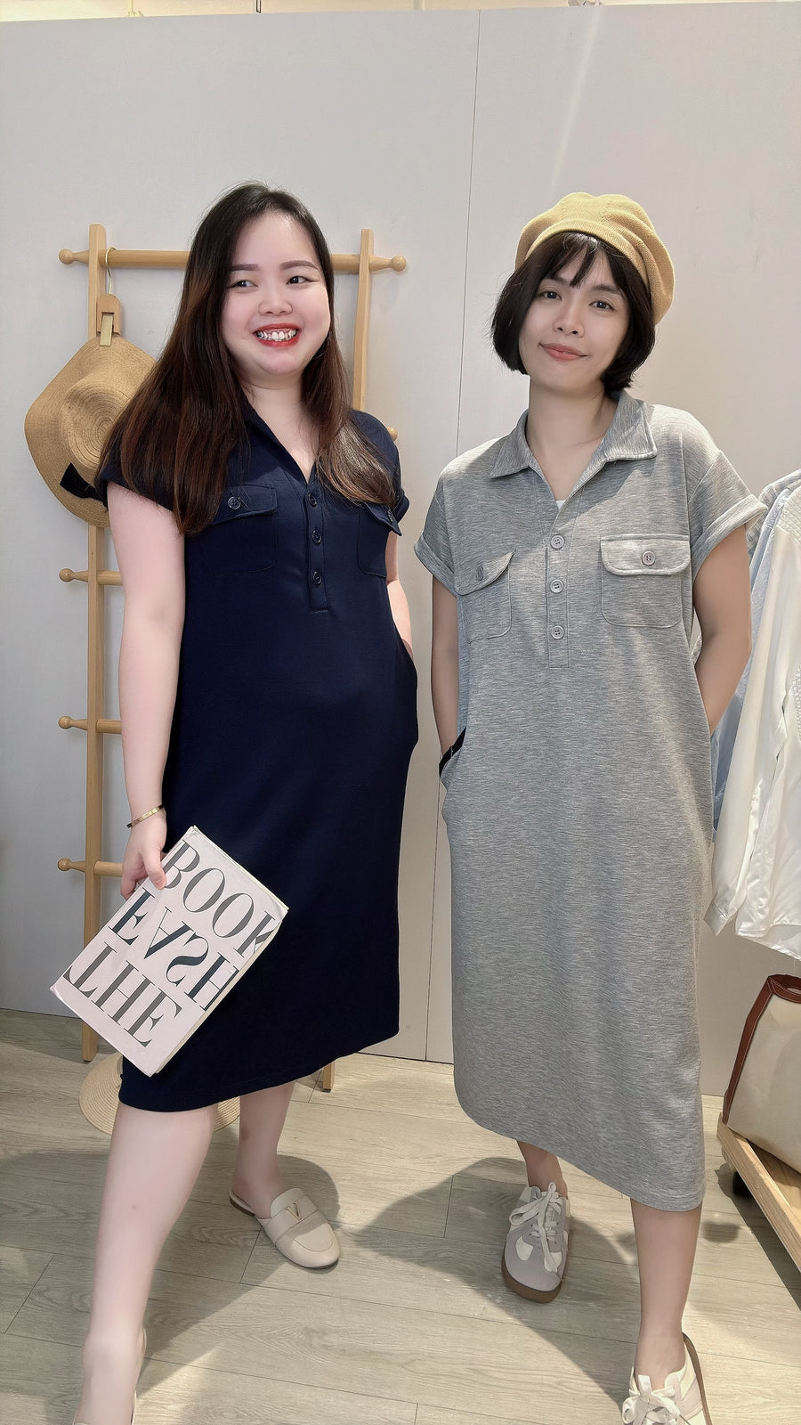 太空棉工装连身裙