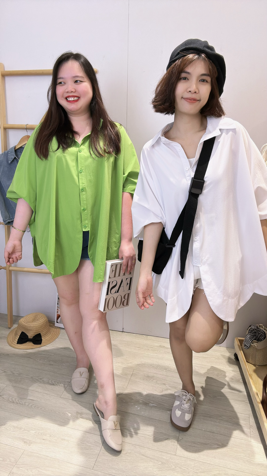 高质量滑雪纺有型超大宽松衬衫