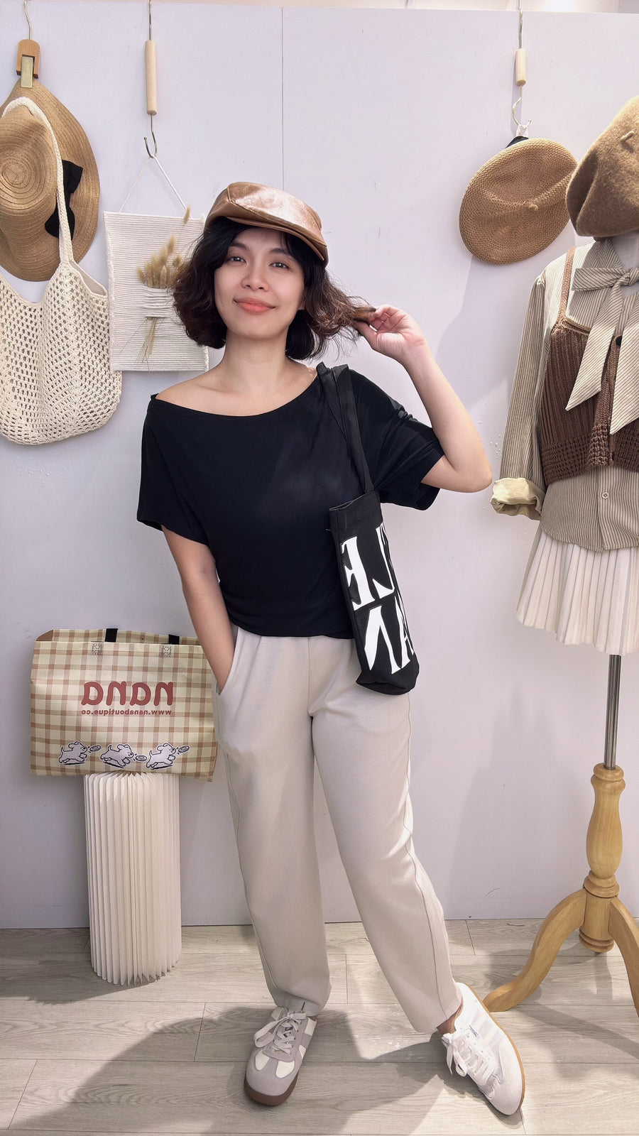 大推✨太空棉松紧腰舒服九分裤