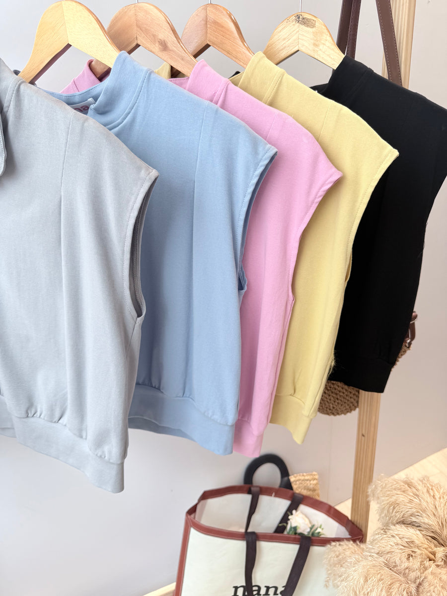 Smart Cotton 出袖好穿收腰短上衣