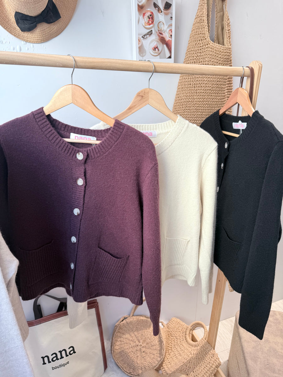 韩版甜美毛毛舒服软软针织外套