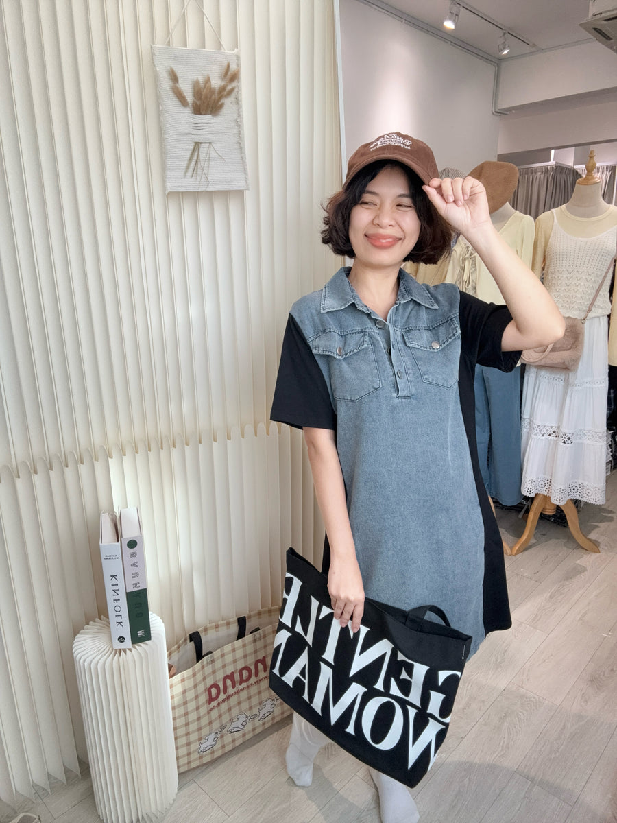 牛仔并显瘦瘦棉质套裙