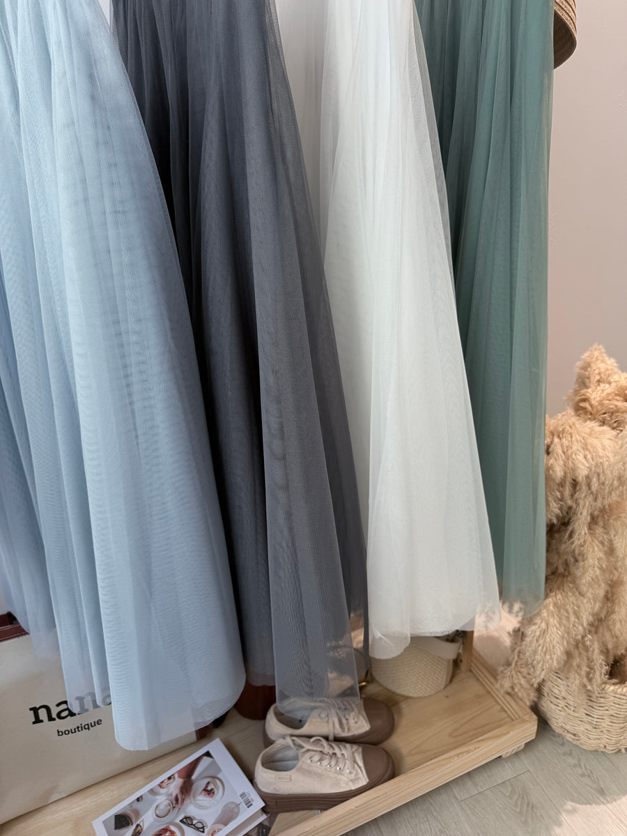 百搭仙气网纱裙