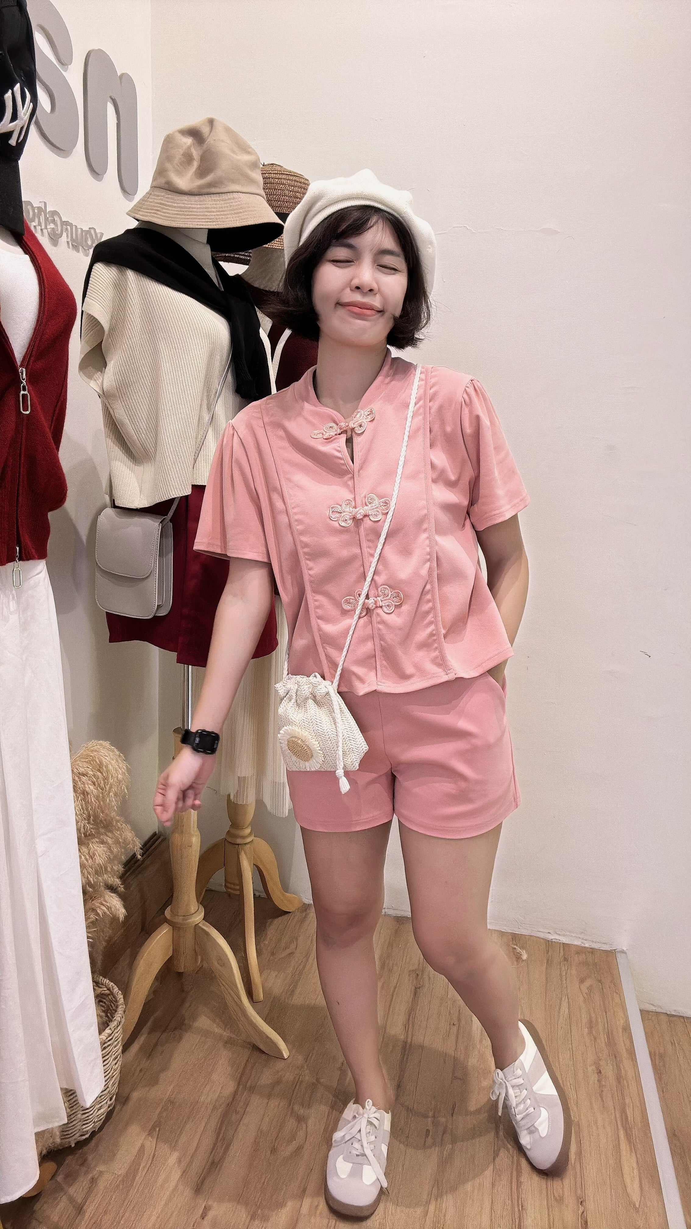 复古棉质旗袍上衣