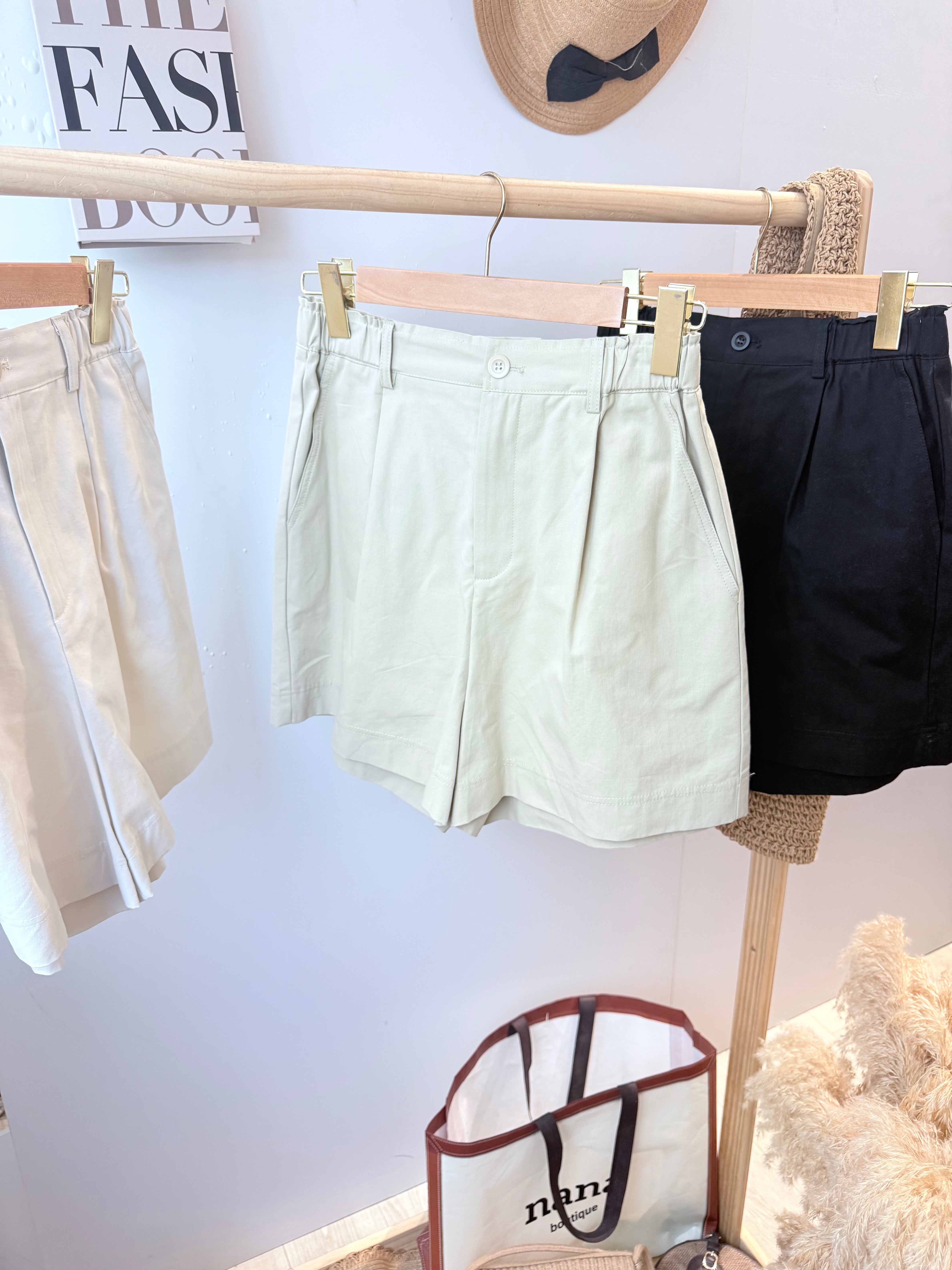 水洗牛仔四分短裤