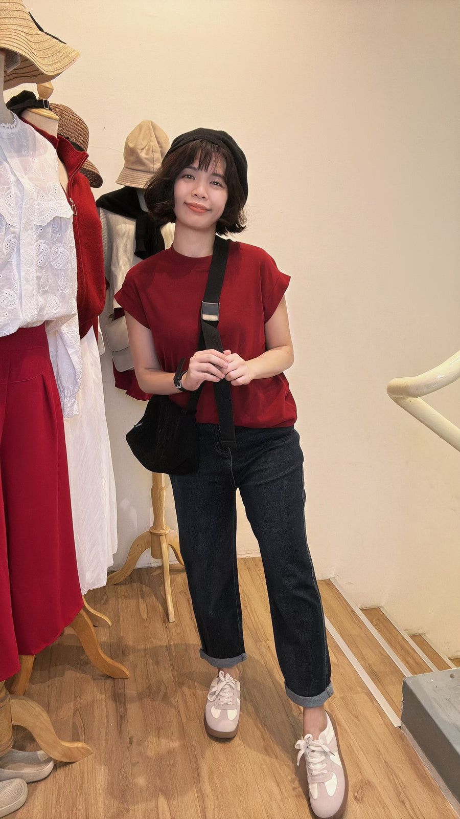 nana独家好穿太空棉短版上衣