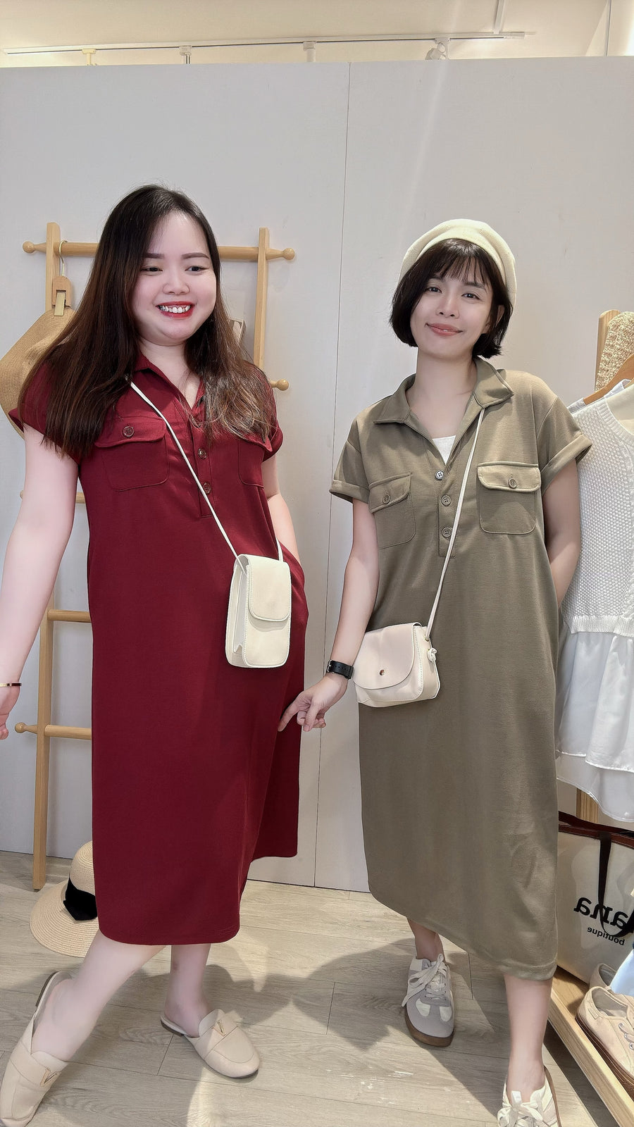 太空棉工装连身裙