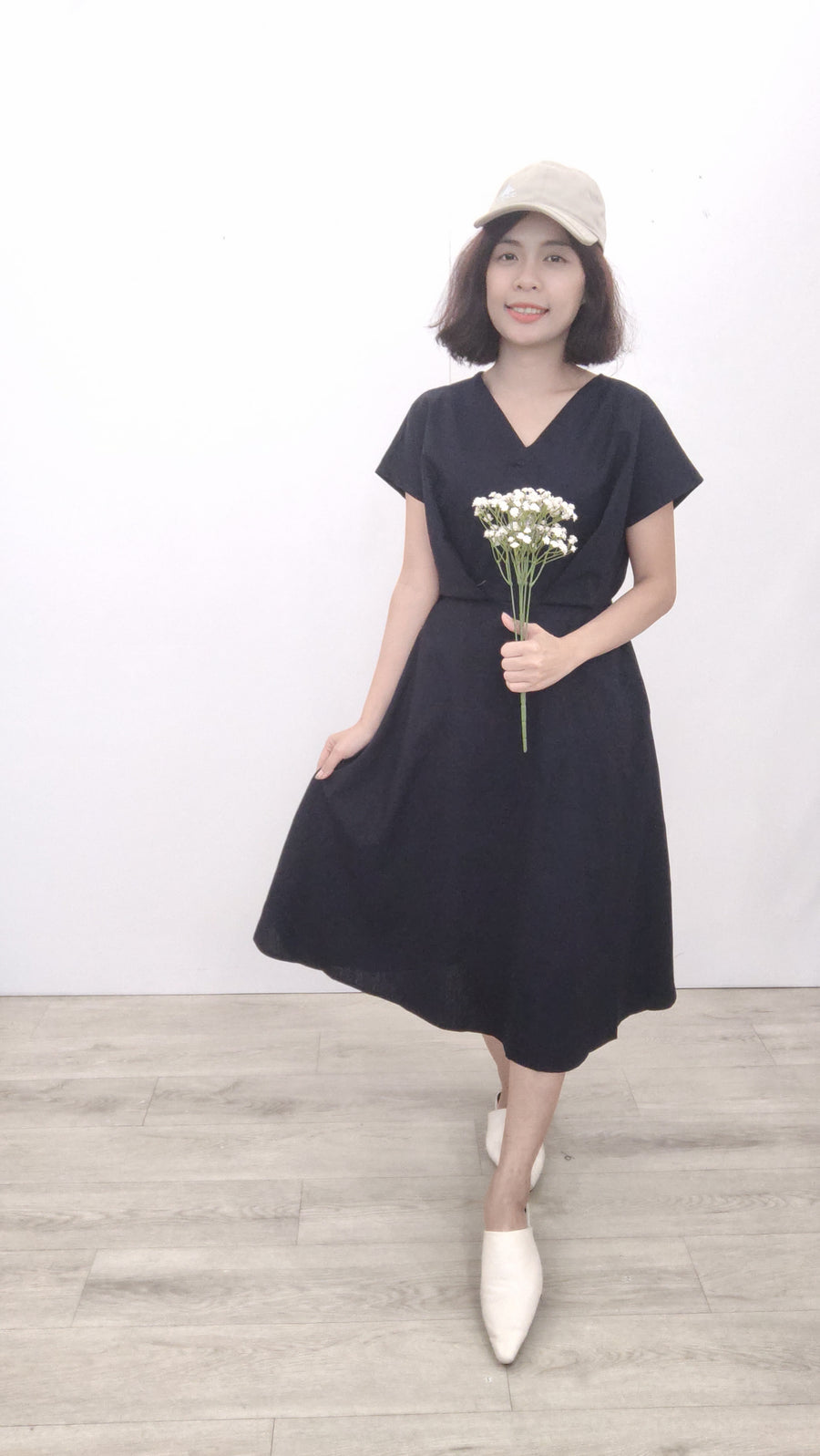 Nana独家麻料显瘦套裙