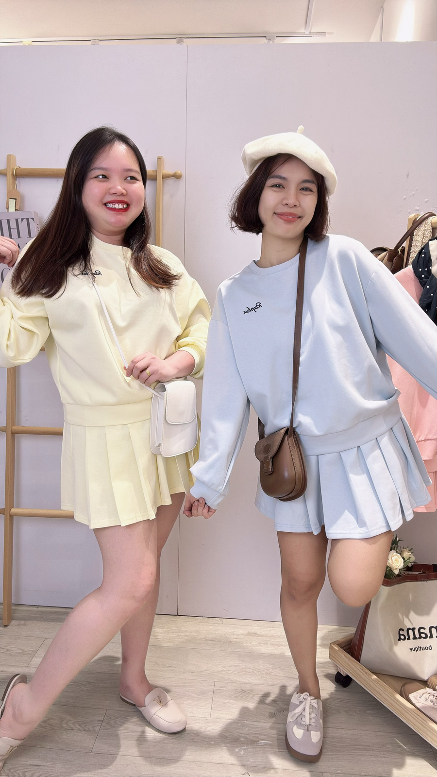 甜美卫衣棉好穿舒适长袖裤裙套装