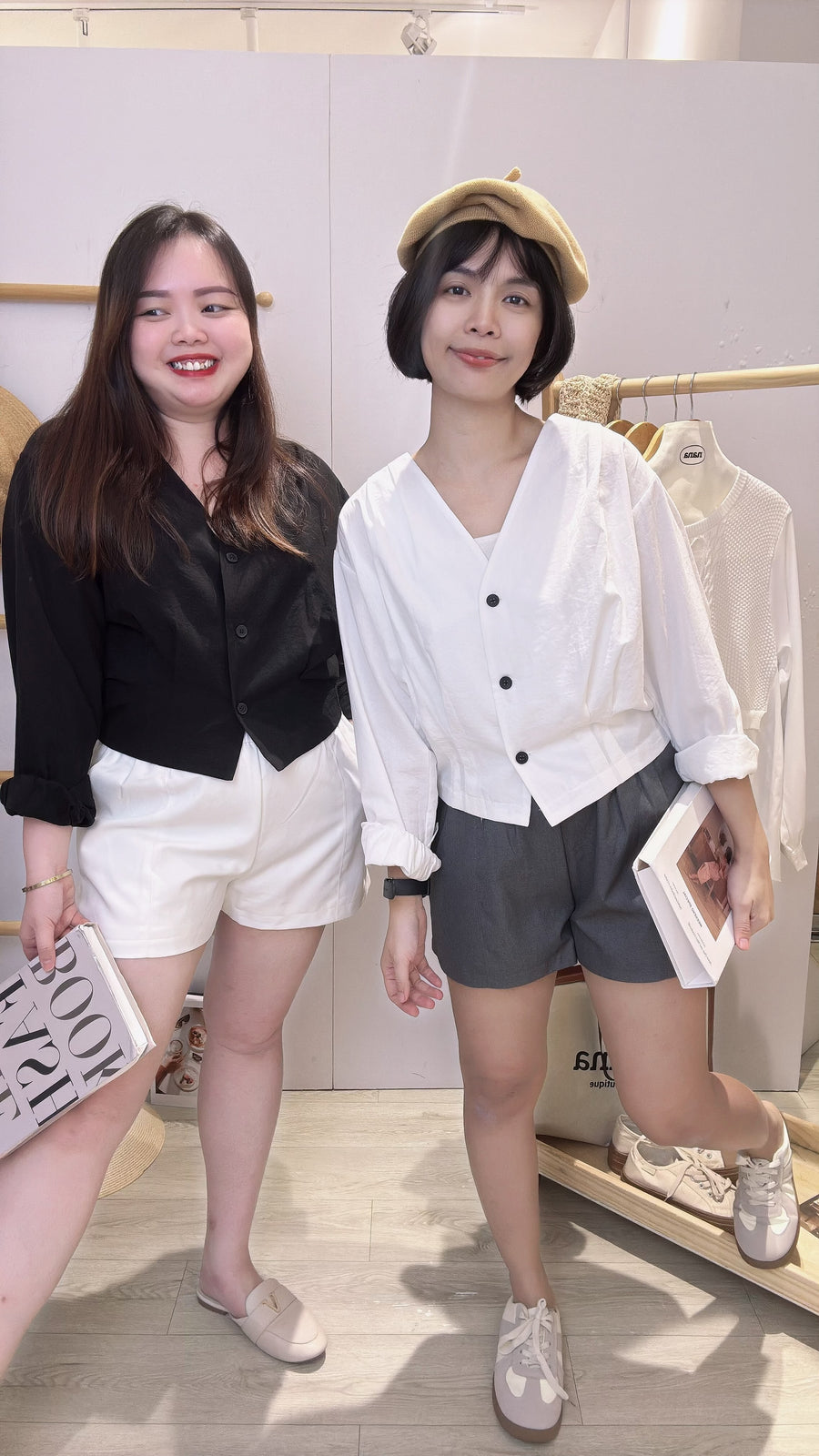 软西装松紧腰好穿百搭短裤