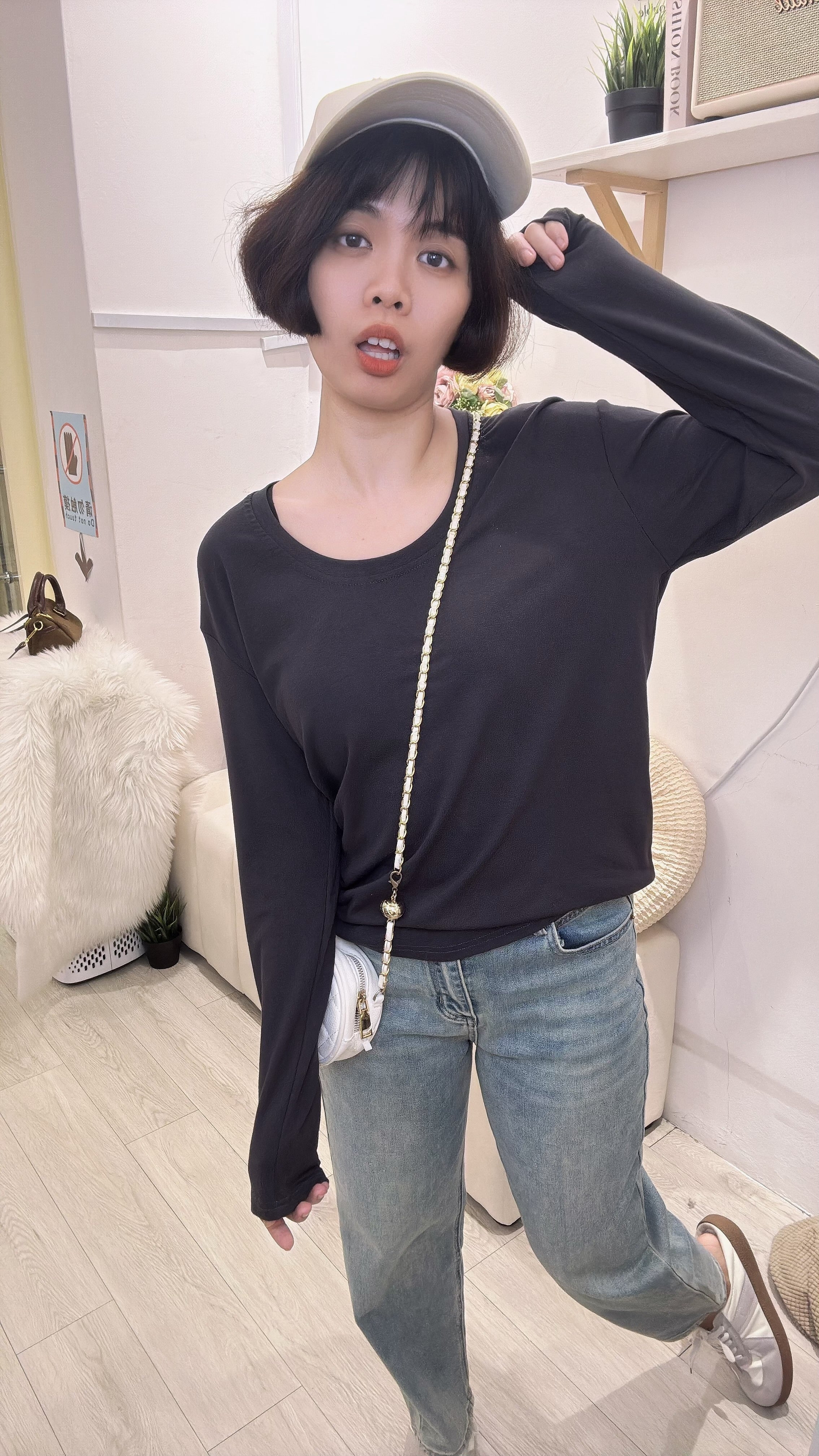 软Cotton好好穿百搭搭长袖上衣
