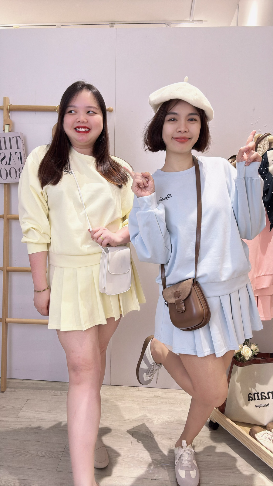 甜美卫衣棉好穿舒适长袖裤裙套装