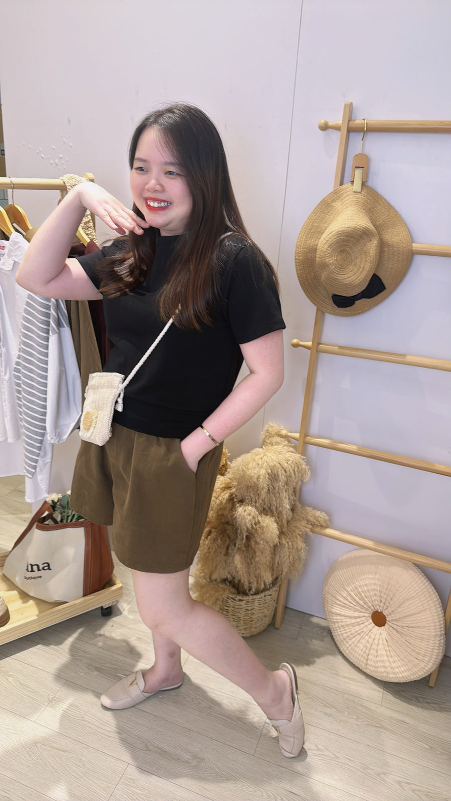 独家爆款简约棉质收腰上衣