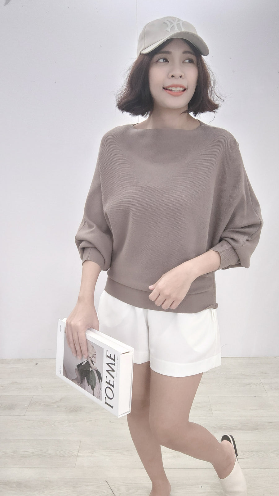 软针织舒服宽松上衣