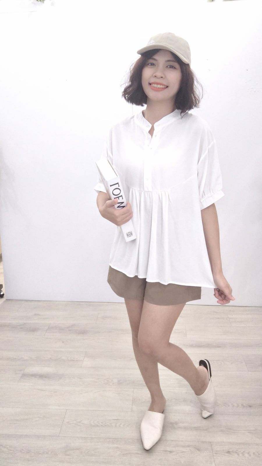 棉麻宽松上衣