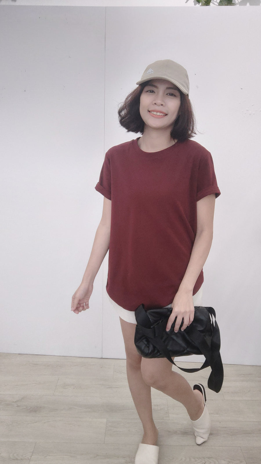 优质棉纯色T