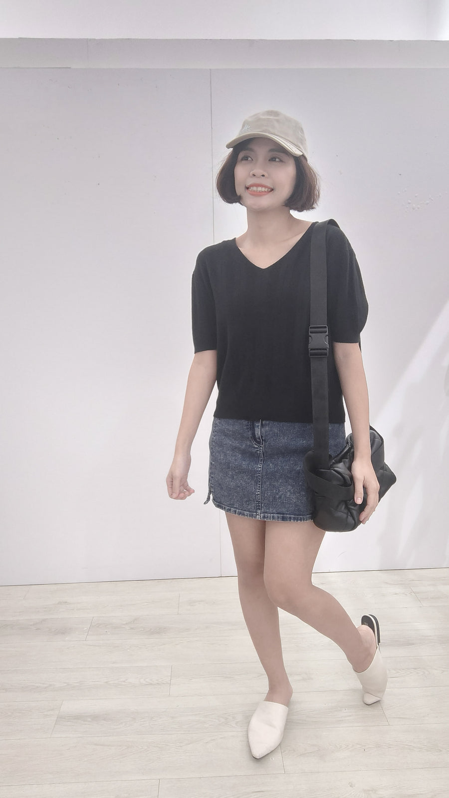 V领舒服软针织短衣