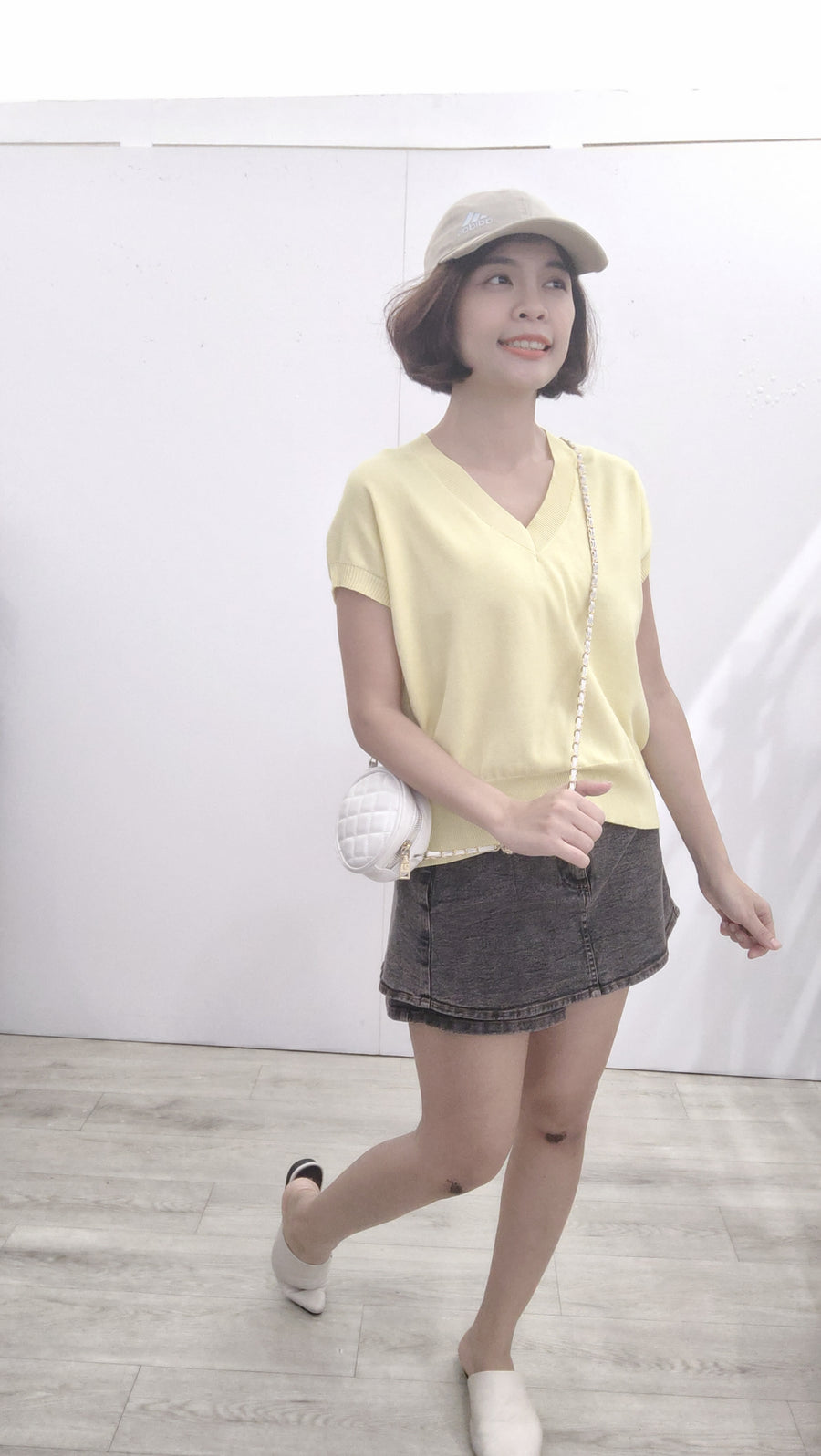 针织螺纹针织上衣