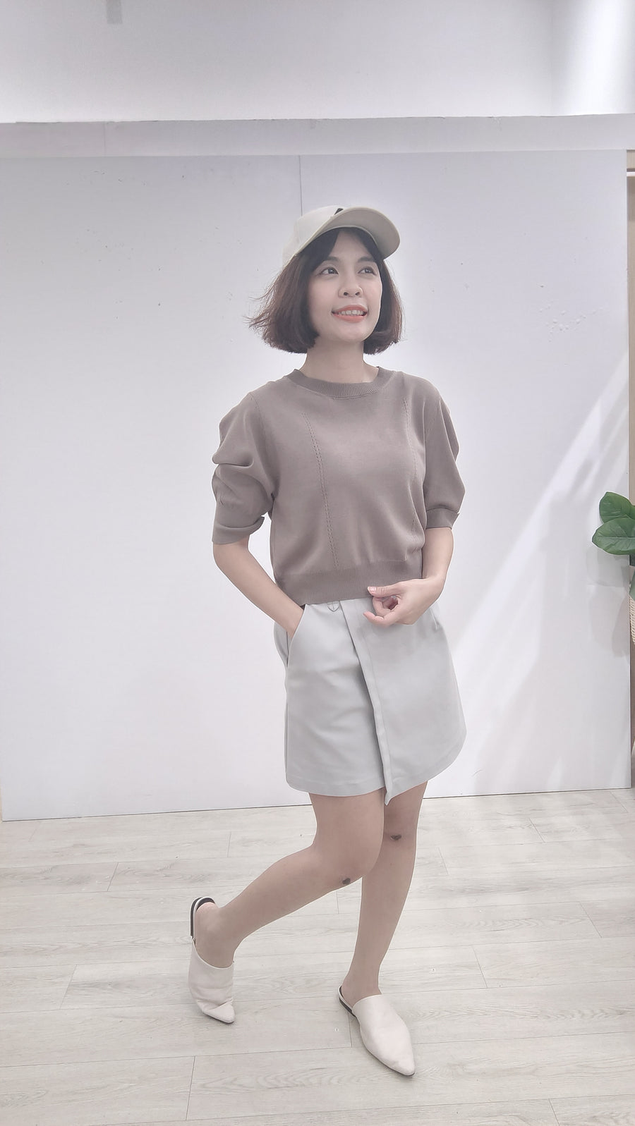 西装百搭裤裙